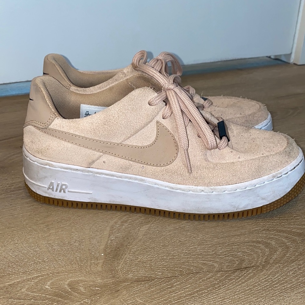 Pink Canvas Air Force ones